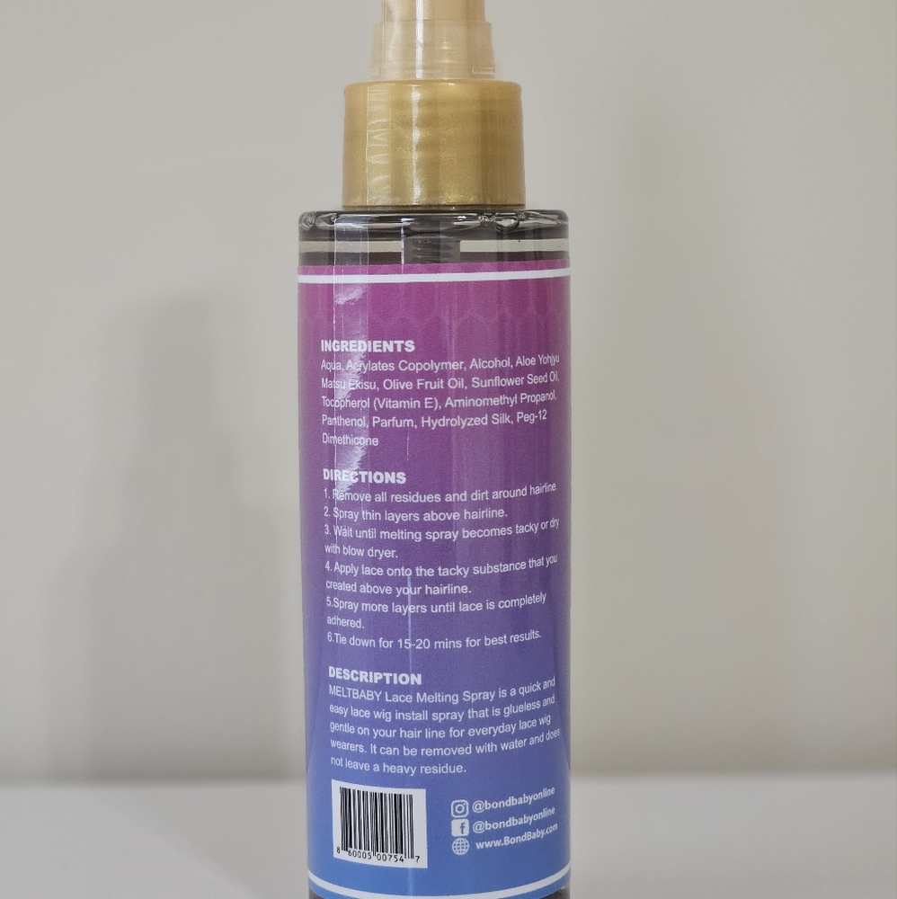 Bond Baby Meltong Lace Spray! Hot/ Viral!